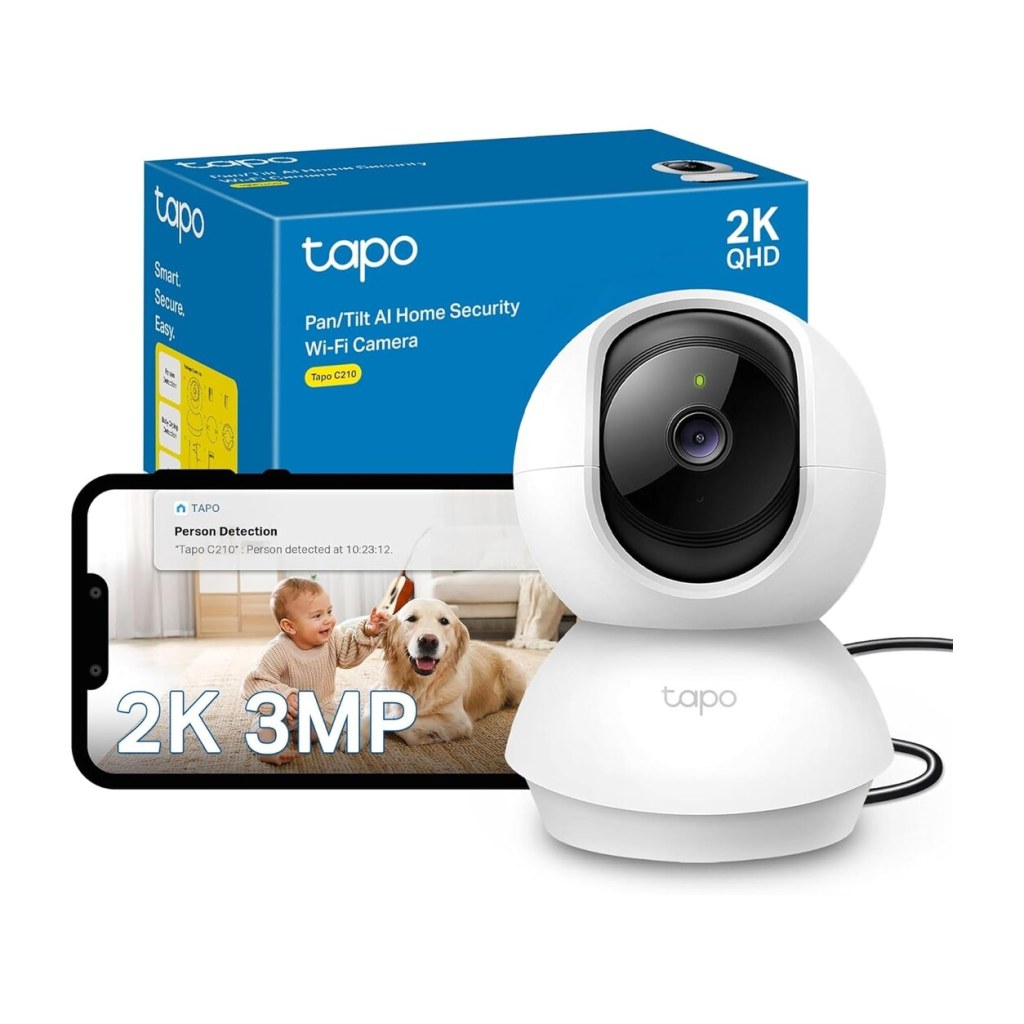 Tapo C210: cámara de vigilancia 2K con detección por&nbsp;IA