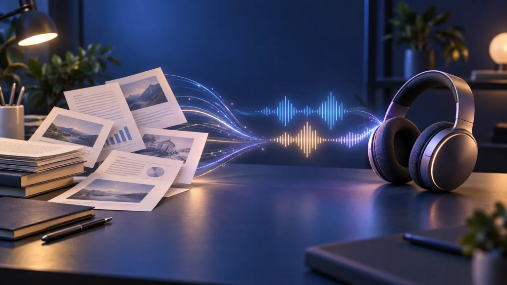 Cómo convertir documentos en un pódcast con Gemini&nbsp;Notebook