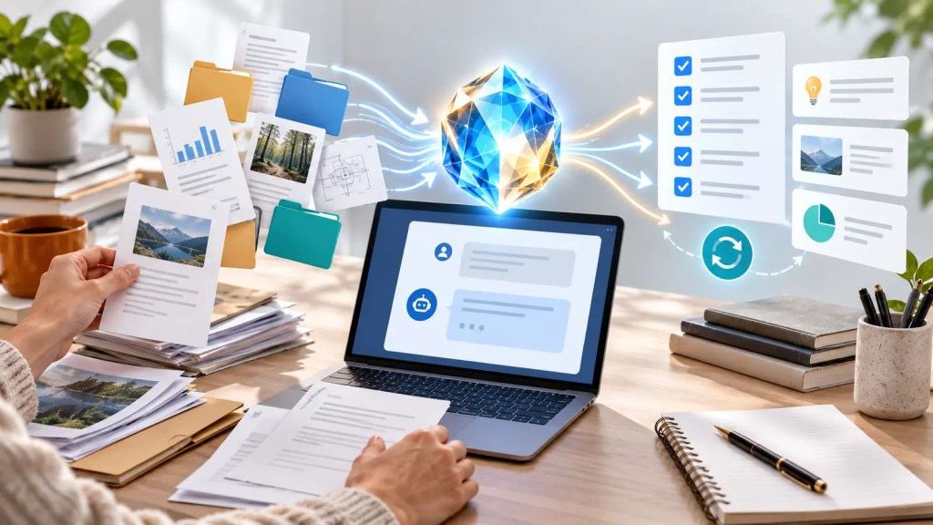 Documentos y carpetas se convierten en respuestas organizadas mediante un asistente de inteligencia artificial personalizado