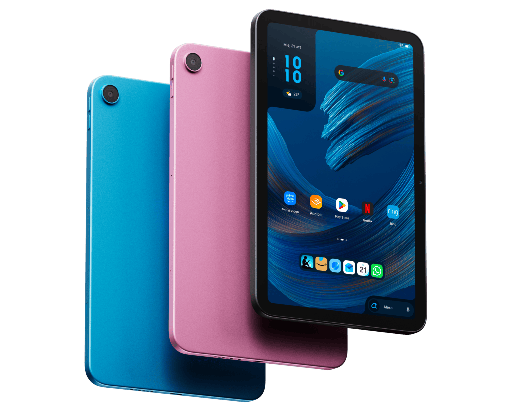 Amazon Alexa Tablet 8 en grafito, rosa y verde azulado